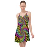 3d Grateful Dead 90 s Neon Dancing Bears Summer Time Chiffon Dress