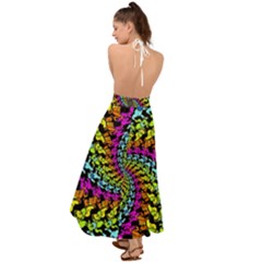 Backless Maxi Beach Dress 