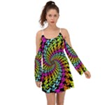 3d Grateful Dead 90 s Neon Dancing Bears Boho Dress