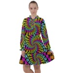 3d Grateful Dead 90 s Neon Dancing Bears All Frills Chiffon Dress