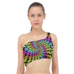 3d Grateful Dead 90 s Neon Dancing Bears Spliced Up Bikini Top 