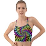 3d Grateful Dead 90 s Neon Dancing Bears Mini Tank Bikini Top