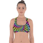 3d Grateful Dead 90 s Neon Dancing Bears Cross Back Hipster Bikini Top 