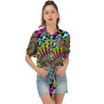 3d Grateful Dead 90 s Neon Dancing Bears Tie Front Shirt 