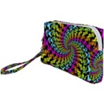 3d Grateful Dead 90 s Neon Dancing Bears Wristlet Pouch Bag (Small)