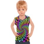 3d Grateful Dead 90 s Neon Dancing Bears Kids  Sport Tank Top