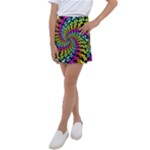 3d Grateful Dead 90 s Neon Dancing Bears Kids  Tennis Skirt