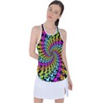 3d Grateful Dead 90 s Neon Dancing Bears Racer Back Mesh Tank Top