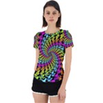 3d Grateful Dead 90 s Neon Dancing Bears Back Cut Out Sport T-Shirt