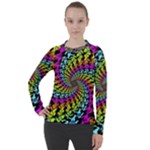 3d Grateful Dead 90 s Neon Dancing Bears Women s Pique Long Sleeve T-Shirt