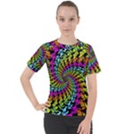 3d Grateful Dead 90 s Neon Dancing Bears Women s Sport Raglan T-Shirt