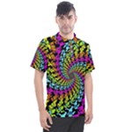 3d Grateful Dead 90 s Neon Dancing Bears Men s Polo T-Shirt