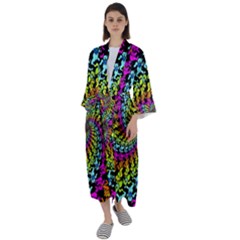 Maxi Satin Kimono 