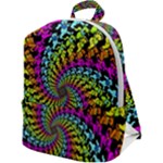 3d Grateful Dead 90 s Neon Dancing Bears Zip Up Backpack