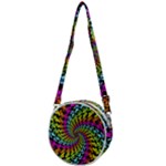 3d Grateful Dead 90 s Neon Dancing Bears Crossbody Circle Bag