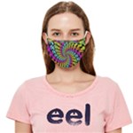 3d Grateful Dead 90 s Neon Dancing Bears Cloth Face Mask (Adult)