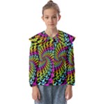 3d Grateful Dead 90 s Neon Dancing Bears Kids  Peter Pan Collar Blouse