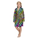 Kids  Long Sleeve Velvet Lounge Robe 