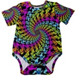 3d Grateful Dead 90 s Neon Dancing Bears Baby Short Sleeve Bodysuit