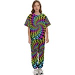 3d Grateful Dead 90 s Neon Dancing Bears Kids  T-Shirt and Pants Sports Set