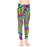 3d Grateful Dead 90 s Neon Dancing Bears Kids  Classic Winter Leggings