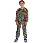 3d Grateful Dead 90 s Neon Dancing Bears Kids  Sweatshirt set