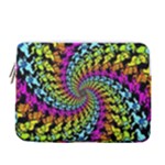 3d Grateful Dead 90 s Neon Dancing Bears 13  Vertical Laptop Sleeve Case With Pocket