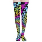 3d Grateful Dead 90 s Neon Dancing Bears Thigh High Stockings