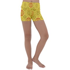 Kids  Lightweight Velour Yoga Shorts 