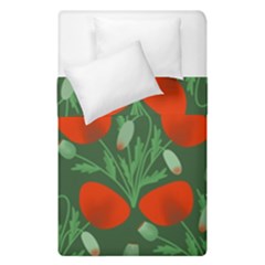 Poppy Fierce Wolf Poppies Bud Duvet Cover Double Side (Single Size) from ArtsNow.com