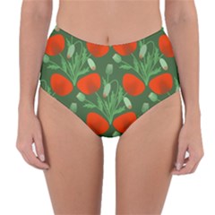 Reversible High-Waist Bikini Bottoms 