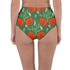 Reversible High-Waist Bikini Bottoms 