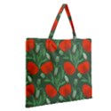 Zipper Large Tote Bag 