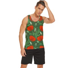 Men s Wide Collar Tank Top 