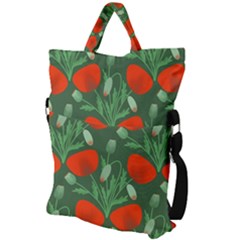 Fold Over Handle Tote Bag 