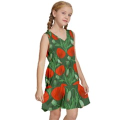 Kids  Sleeveless Tiered Mini Dress 