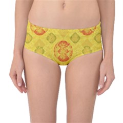 Mid-Waist Bikini Bottoms 