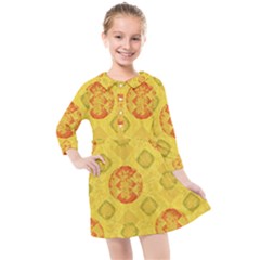 Kids  Quarter Sleeve Shirt Dress 