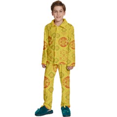 Kids  Long Sleeve Velvet Pajamas Set 