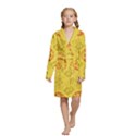 Kids  Long Sleeve Velvet Lounge Robe 