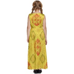 Kids  Satin Sleeveless Maxi Dress 