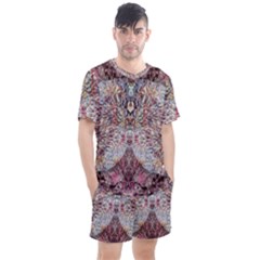 Men s Mesh T-Shirt and Shorts Set 