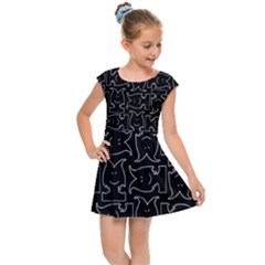 Kids  Cap Sleeve Dress 