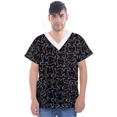 Men s V-Neck Scrub Top 