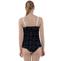 Twist Front Tankini Set 