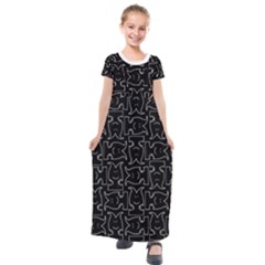 Kids  Short Sleeve Maxi Dress 