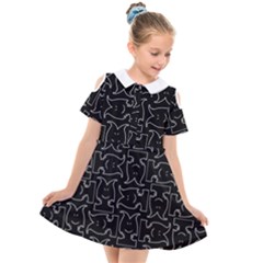 Kids  Short Sleeve Shirt Dress 