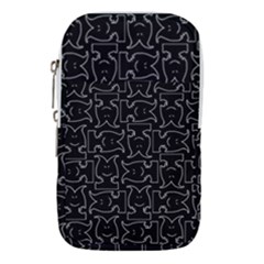 Enigmatic Demon Black and White Pattern Waist Pouch (Small) from ArtsNow.com