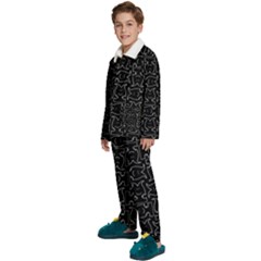 Kids  Long Sleeve Velvet Pajamas Set 