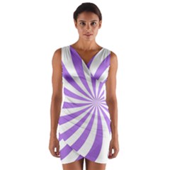 Wrap Front Bodycon Dress 